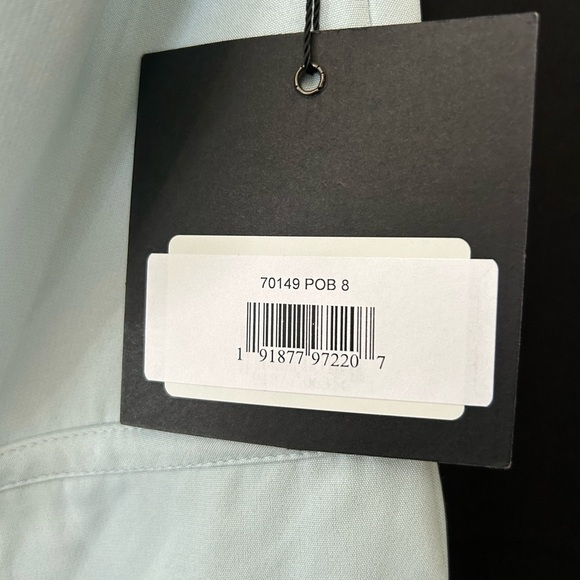 Mac Duggal Light Blue One Shoulder Dress - Picture 6 of 7